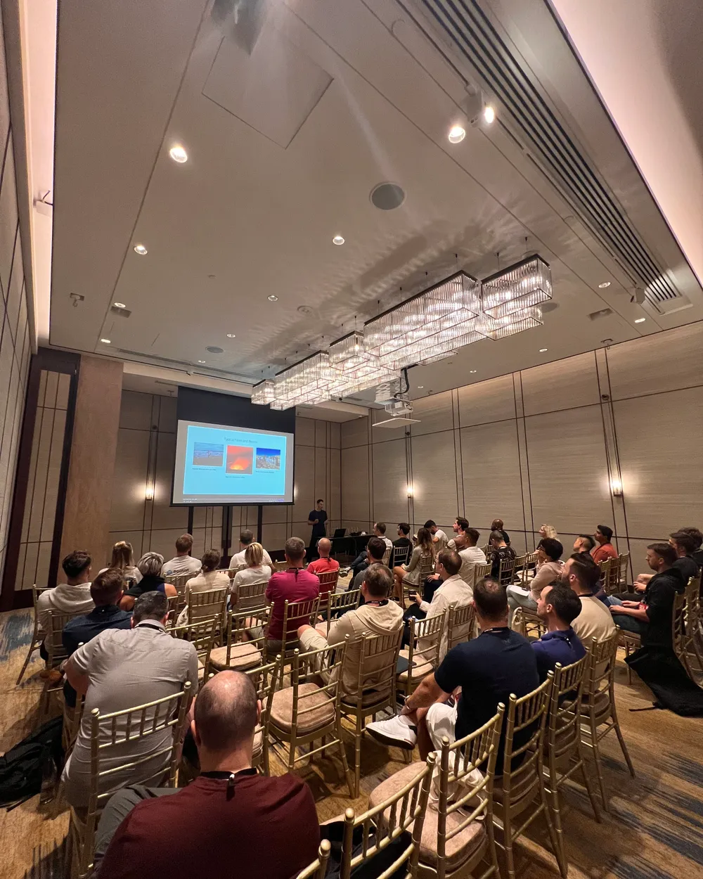 Alexej Pikovsky speaking to a full room at the Dynamite Circle conference in Bangkok